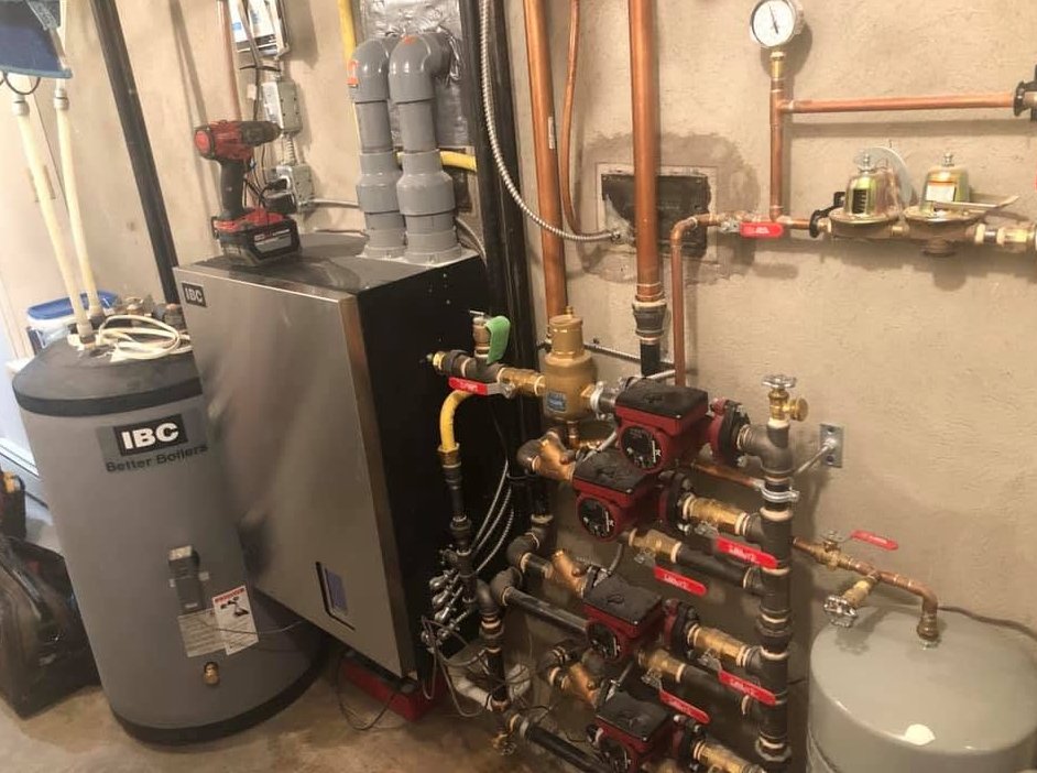 J & A Plumbing and Heating Ltd work