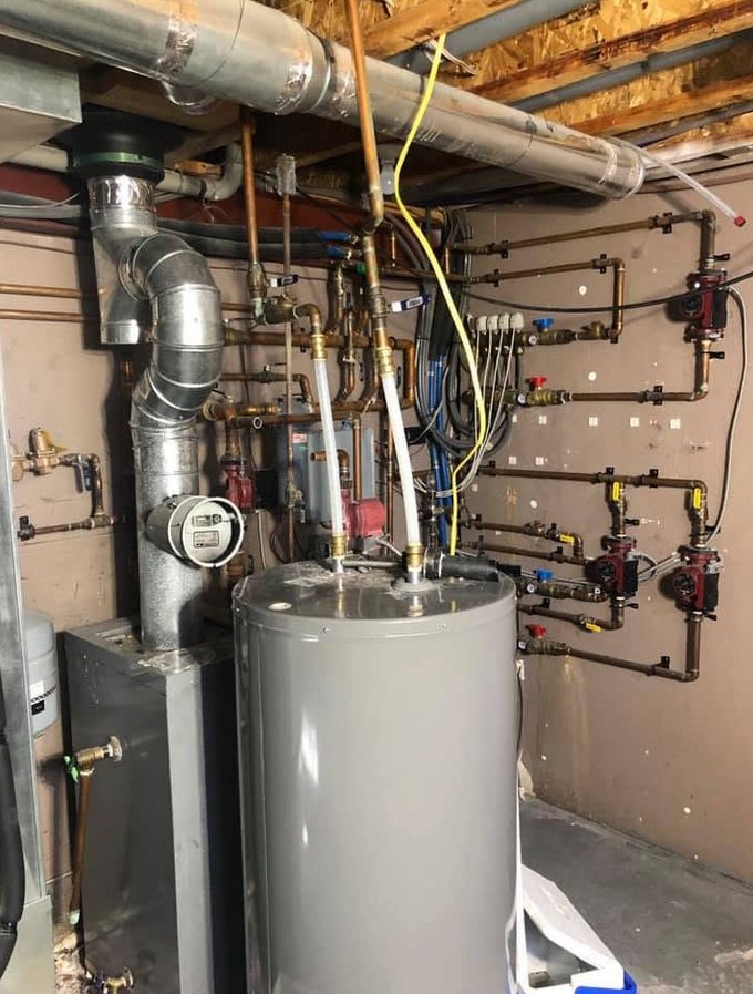J & A Plumbing and Heating Ltd work