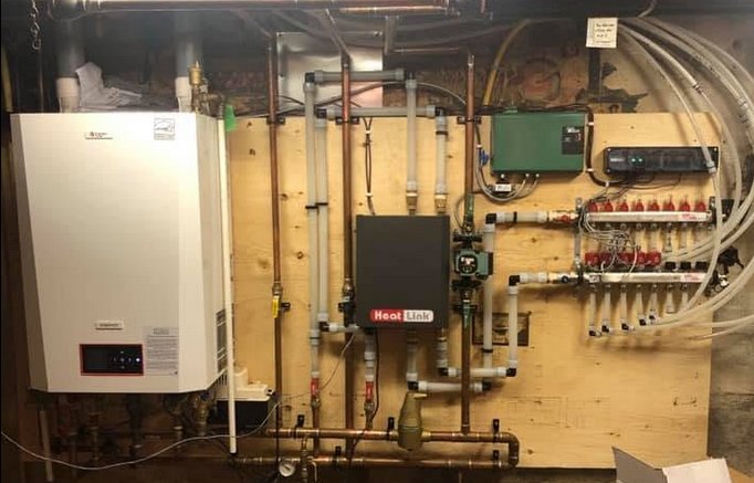 J & A Plumbing and Heating Ltd work