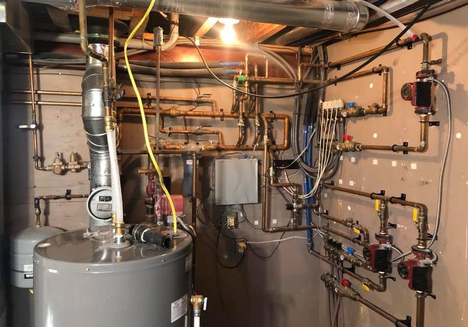 J & A Plumbing and Heating Ltd work